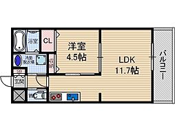 サンブルームネオ 1LDKの間取図画像