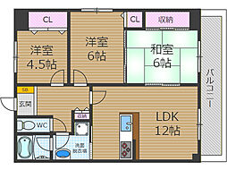 リバーサイド千里丘 5階/-
