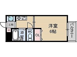ハイムサンメイト 1Kの間取図画像