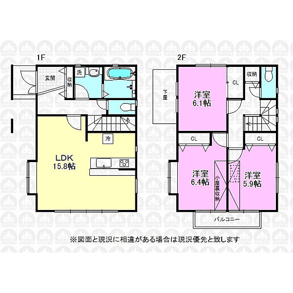 間取りを拡大表示