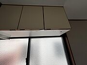 キッチン上部の収納スペースです。