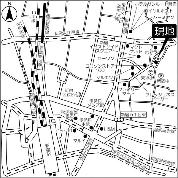 エスティメゾン東新宿 0506｜東京都新宿区新宿6丁目(賃貸マンション1LDK・5階・41.70㎡)の写真 その20