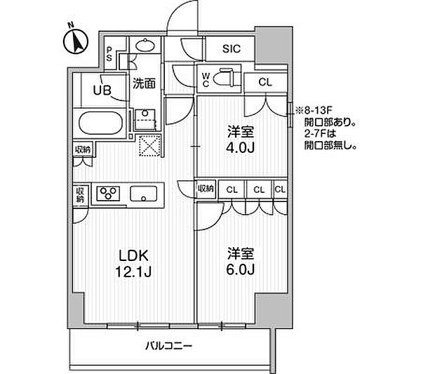 シーズンフラッツ浅草言問通り 301｜東京都台東区浅草3丁目(賃貸マンション2LDK・3階・51.66㎡)の写真 その2