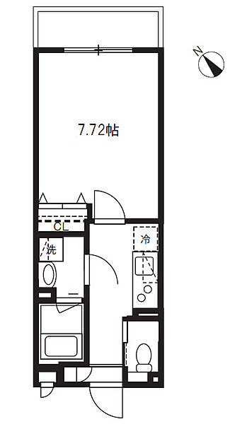 アルティザ氷川台 0502｜東京都練馬区早宮1丁目(賃貸マンション1K・5階・25.03㎡)の写真 その2