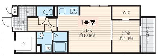 Fossette深沢 ｜東京都世田谷区深沢5丁目(賃貸マンション1LDK・3階・39.70㎡)の写真 その2