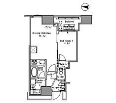 Ｗｈｉｔｅ　Ｔｏｗｅｒ　Ｈａｍａｍａｔｓｕｃｈｏ  ｜ 東京都港区浜松町1丁目13-2（賃貸マンション1LDK・5階・40.36㎡） その2