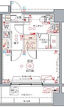 クレヴィスタ蒲田II  ｜ 東京都大田区南蒲田2丁目4-3（賃貸マンション1K・7階・25.32㎡） その2