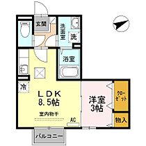 香川県高松市元山町（賃貸アパート1LDK・1階・31.22㎡） その2