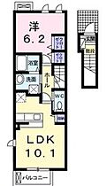 香川県高松市六条町（賃貸アパート1LDK・2階・43.88㎡） その2