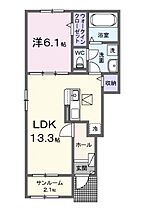 香川県丸亀市飯山町真時（賃貸アパート1LDK・1階・50.01㎡） その2