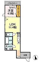 香川県高松市百間町（賃貸アパート1LDK・2階・42.13㎡） その1