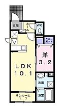 香川県丸亀市土器町東１丁目（賃貸アパート1LDK・1階・36.29㎡） その2