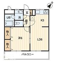 香川県高松市桜町２丁目（賃貸マンション1LDK・1階・40.20㎡） その2