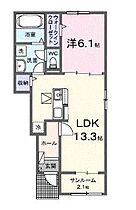 香川県高松市勅使町（賃貸アパート1LDK・1階・50.01㎡） その2