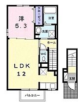 香川県高松市国分寺町国分（賃貸アパート1LDK・2階・43.32㎡） その2