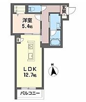 香川県高松市花ノ宮町３丁目（賃貸マンション1LDK・1階・48.29㎡） その2