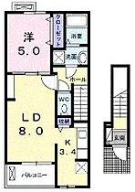 香川県丸亀市中津町（賃貸アパート1LDK・2階・42.28㎡） その2