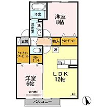 香川県高松市林町（賃貸アパート2LDK・2階・59.58㎡） その2