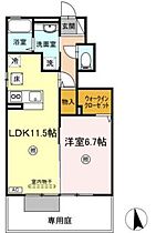 香川県高松市東山崎町（賃貸アパート1LDK・1階・45.48㎡） その2