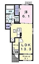 香川県高松市郷東町（賃貸アパート1LDK・1階・50.01㎡） その2