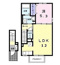 香川県丸亀市山北町（賃貸アパート1LDK・2階・43.32㎡） その2