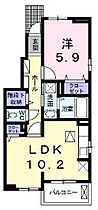 香川県坂出市西大浜北４丁目（賃貸アパート1LDK・1階・43.10㎡） その1