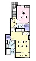 香川県高松市木太町（賃貸アパート1LDK・1階・43.97㎡） その2