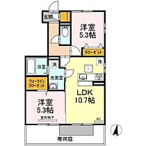 香川県丸亀市柞原町（賃貸アパート2LDK・1階・52.09㎡） その1