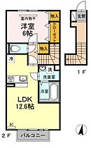 香川県坂出市久米町２丁目（賃貸アパート1LDK・2階・51.29㎡） その2