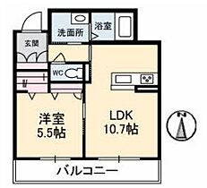 香川県坂出市久米町２丁目（賃貸マンション1LDK・2階・41.23㎡） その2