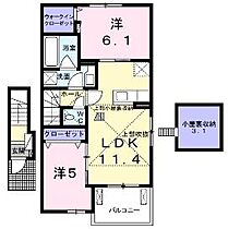 香川県丸亀市今津町（賃貸アパート2LDK・2階・55.12㎡） その2