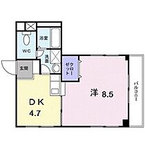 香川県高松市多賀町３丁目（賃貸マンション1DK・3階・34.78㎡） その2