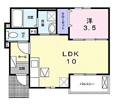 香川県高松市鬼無町藤井（賃貸アパート1LDK・1階・34.05㎡） その1