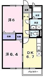 間取図画像 2DK
