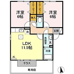 物件の間取り