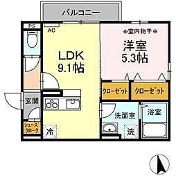 間取図画像 1LDK