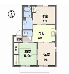 間取図画像 3DK
