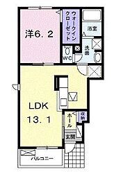 セントラルレジデンスS 1LDKの間取図画像