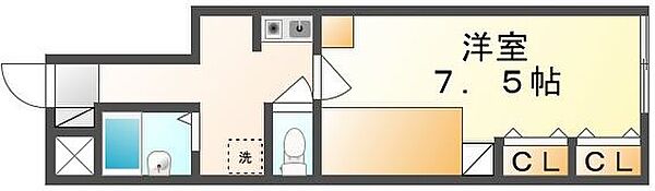 香川県高松市勅使町(賃貸アパート1K・1階・23.71㎡)の写真 その4