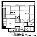 ヴィラ扇4階4.5万円