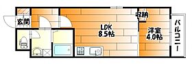 広島県広島市安佐南区祇園３丁目（賃貸アパート1LDK・2階・28.56㎡） その2