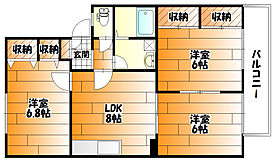 広島県広島市安佐南区山本３丁目（賃貸アパート3LDK・2階・59.43㎡） その2