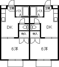 間取図画像 1DK
