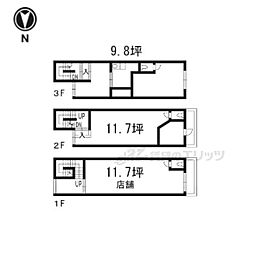 桂朝日町109桂川街道沿い店舗 1棟