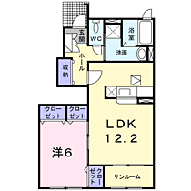 グランツ Ｂ  ｜ 京都府京丹後市大宮町口大野（賃貸アパート1LDK・1階・50.29㎡） その2