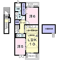 シース テージ  ｜ 京都府舞鶴市字下福井（賃貸アパート2LDK・2階・54.40㎡） その2