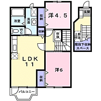 フレイム Ａ  ｜ 京都府舞鶴市田中町（賃貸アパート2LDK・2階・59.77㎡） その2