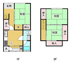 京都府福知山市篠尾新町１丁目（賃貸一戸建3LDK・2階・73.25㎡） その2