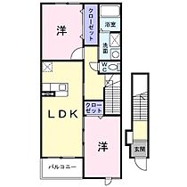 ラ ・ ソレイユ  ｜ 京都府舞鶴市字吉野（賃貸アパート2LDK・2階・56.47㎡） その2