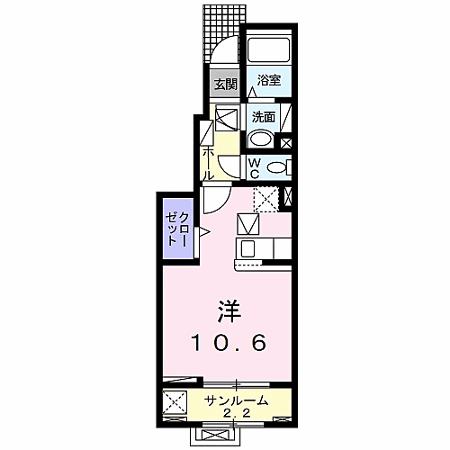 ルミエール　弥栄II ｜兵庫県豊岡市弥栄町(賃貸アパート1R・1階・32.43㎡)の写真 その2